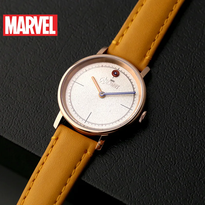 Часы женские с кожаным ремешком роскошные модные простые повседневные круглые