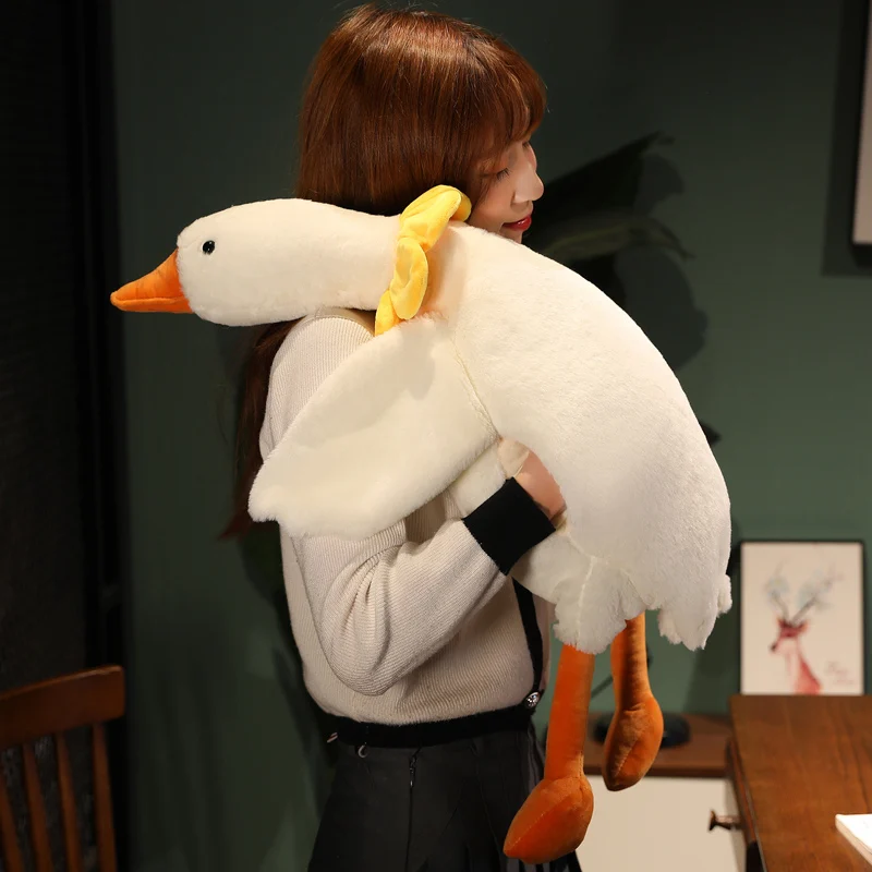 

Big Goose Kawaii Plushie Duck Toys Cute Animal Duck Pillow Bed Cushion Room Decor Throw Pillows Sleeping Appease Dolls for Girls
