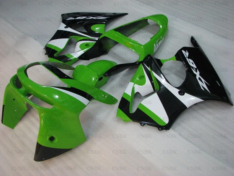 Наборы обтекателей для 636 Zx 6r 98 Kawasaki Zx6r полный набор тела 1998 обтекатель 1999 зеленый