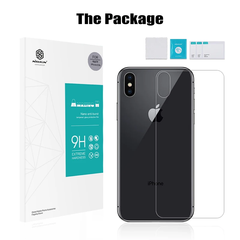 Закаленное стекло NILLKIN для iPhone XS Max взрывозащищенное прозрачное HD 8 9H защита