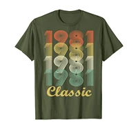 vintage 1981 t shirt 38th birthday gift for men and women