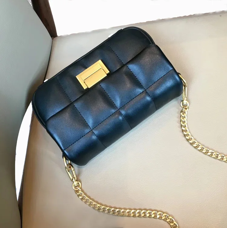 2020 новая маленькая сумочка с ромбовидной цепочкой кожаные сумочки модная