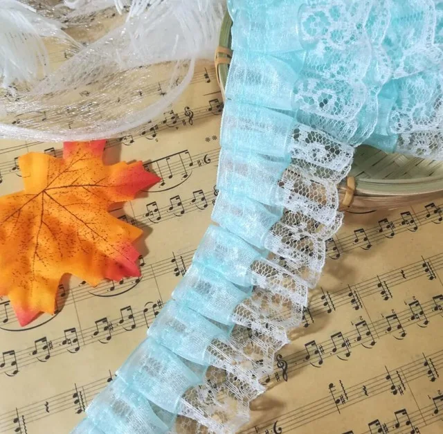 1Yard Latest Mesh Lace Fabric High Quality Guipure 4.5cm Cotton Trim Sewing Ribbon encajes dentelle LE45 | Дом и сад