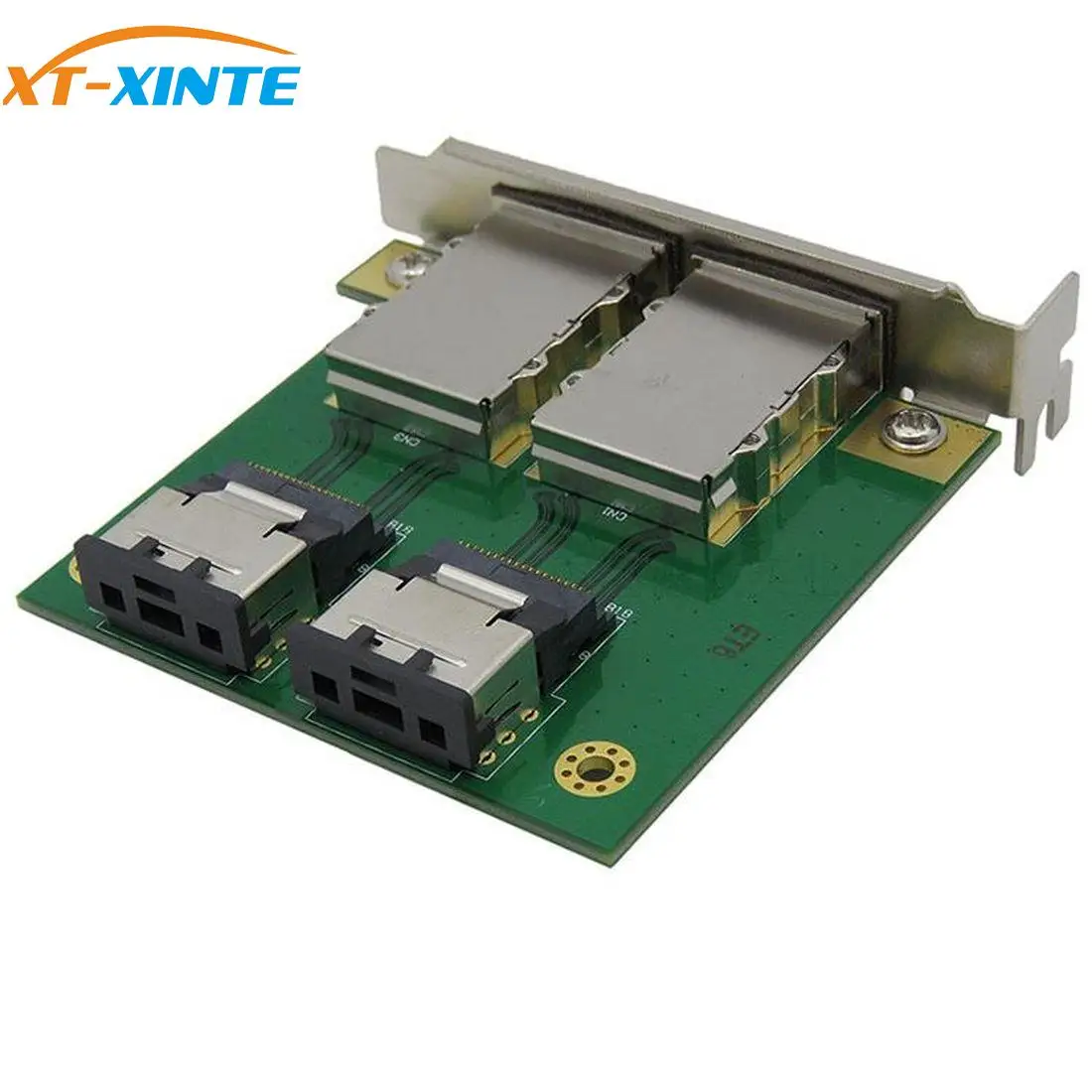 

XT-XINTE Dual Mini SAS для внутренней резьбы, от 36P до 2 портов, внешний HD SAS26P SFF-8087, передняя панель PCI SAS, адаптер карты