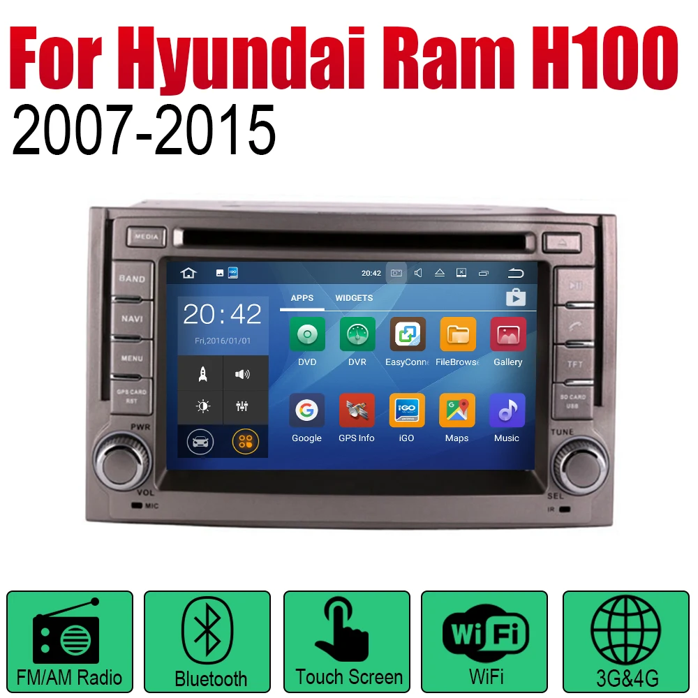 Автомобильный радиоприемник ZaiXi на Android стерео DVD GPS навигация для Hyundai Ram H100 2007 2015 Bt
