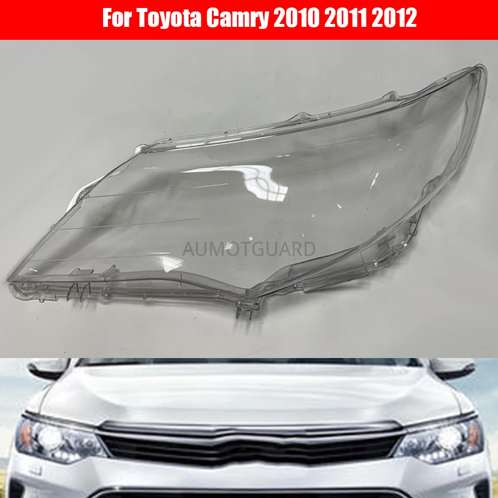 

For Toyota Camry 2010 2011 2012 Headlamp Lens Car Replacement Clear Auto Shell Car Headlight Covers