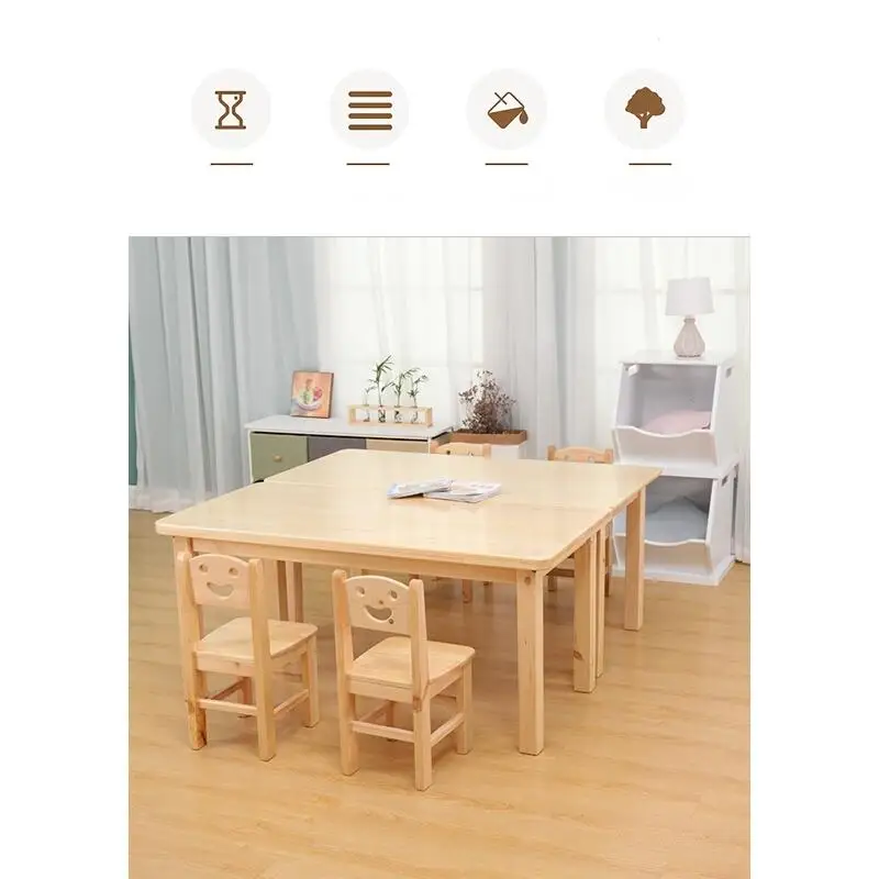 Tavolo Bambini Baby Chair and Toddler Silla Y Infantiles Pour Enfant Kindergarten Kinder Mesa Infantil Study for Kids Table |
