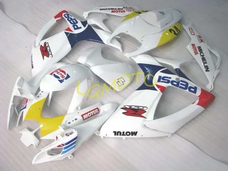 

Injection Fairings kit for white blue black SUZUKI GSXR 600 750 2006 2007 body kits GSXR600 GSXR750 06 07 K6 K7 bodywork