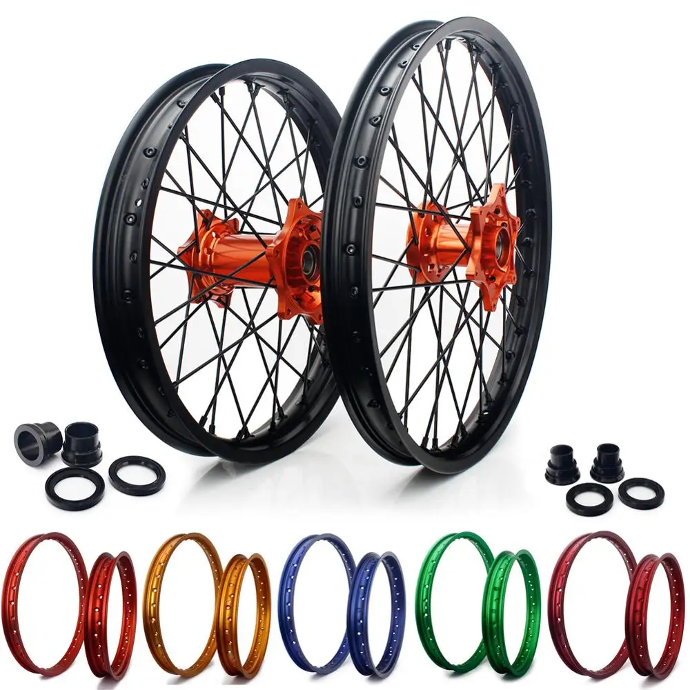 Передние Задние диски BIKINGBOY 21/19/18 MX ступицы для KTM XC 150 12 14 250 16 300 06 09 450 Quad 07 09|Обода| |