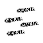 4 шт., алюминиевые 3D-наклейки на колонки KIA K2 K3 K4 K5 Sorento Sportage Optima Rio Ceed Cerato Venga