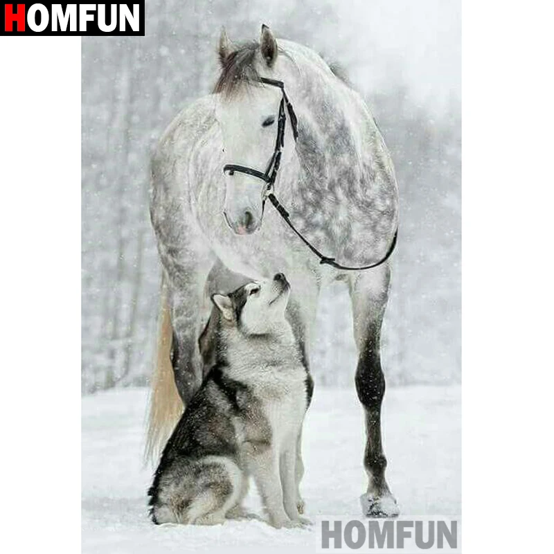 HOMFUN алмазов картина камни в форме ромба/круглый дрель 5D Сделай своими руками