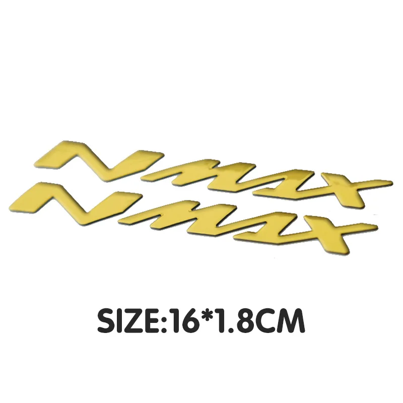 1 пара наклеек с эмблемой бака для Yamaha NMAX N MAX N-MAX 125 150 155 250 400 мотоциклетные 3D
