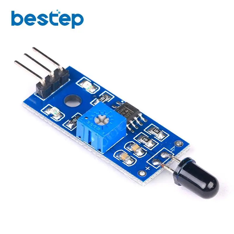 LM393 3Pin 4Pin ИК модуль датчика обнаружения пламени детектор огня инфракрасный