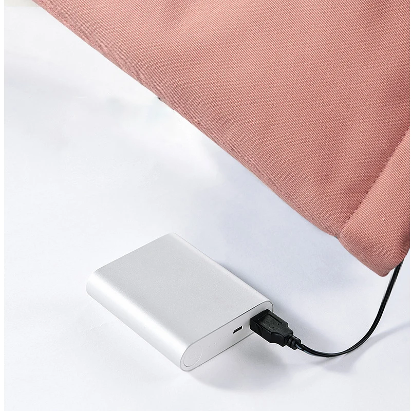 Качественная мужская зимняя уличная куртка с капюшоном и USB подогревом