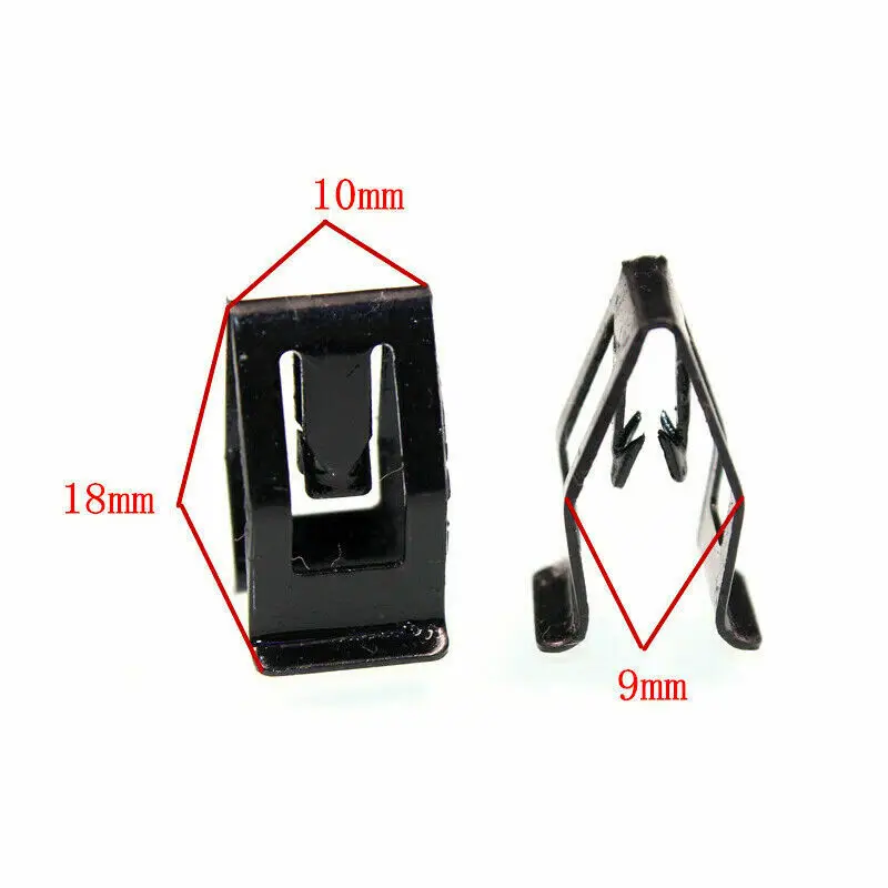 50 шт. Автомобильная консоль приборная панель отделка металлический фиксатор