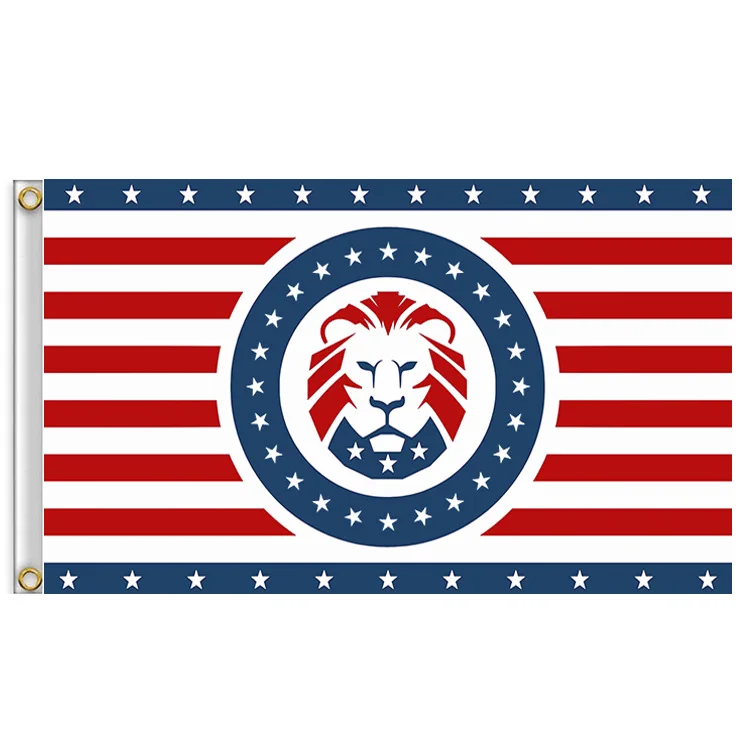 

Trump Lion KEEP AMERICA GREAT 2020 Flag 3 X 5 FT 90 X 150 Cm USA 2020 Election Flags Banners