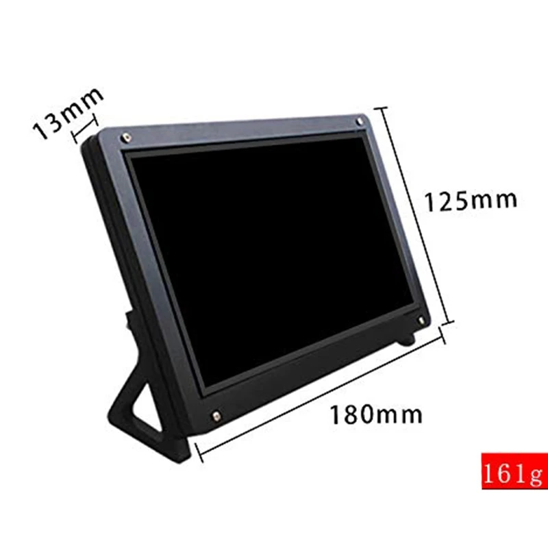 7 Inch Display Monitor LCD Case Support Holder for Raspberry Pi 3 Acrylic Housing Bracket Black | Электроника
