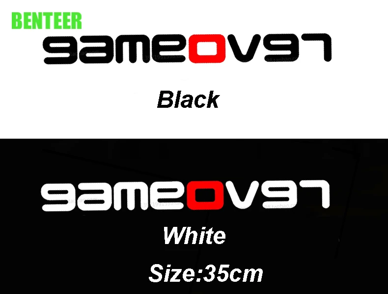 Автомобильная наклейка Revo Gameover для Volkswagen Golf 6 7 Polo Sagitar B6 R36 B7L CC Touran Passat B8 Audi A1 A3 A4 A6 -