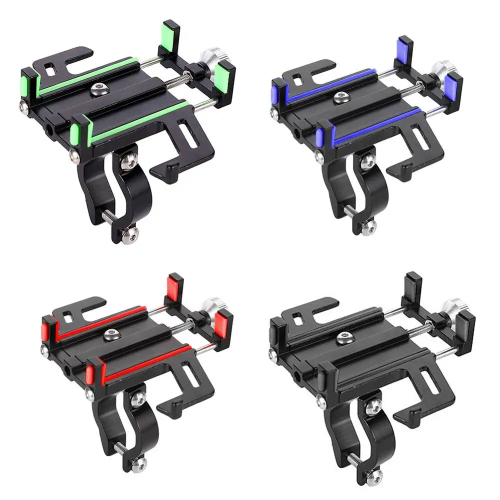 

Bicycle Phone Holder Aluminum Alloy Bicycle Phone Mount Bike Phone Holder with 360 Rotation for Bike Motorcycle Mountain Bike