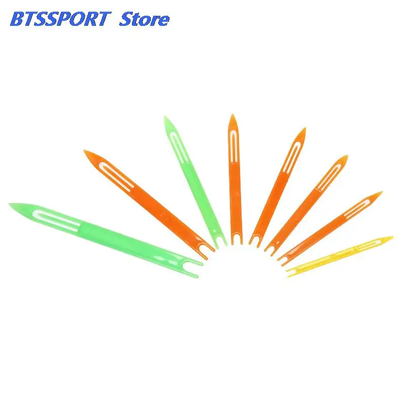 8 шт./лот рыболовная сеть для ремонта игл инструмент прядения плетения рыболовные