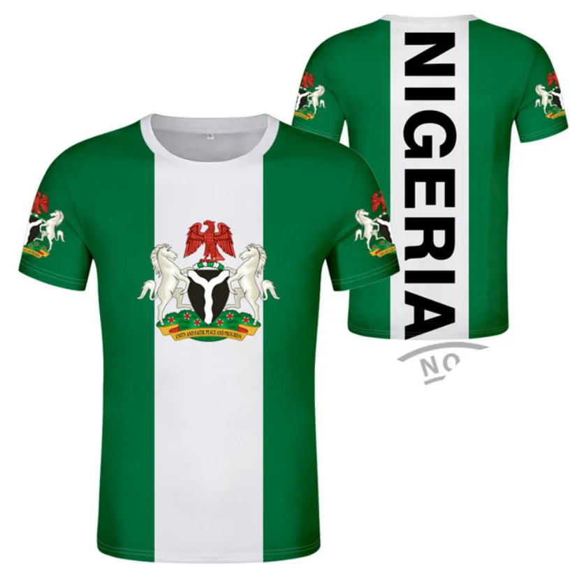 

NIGERIA T-shirt nation flag ng federal republic nigerian men's women's tshirt punk style top tees t shirt