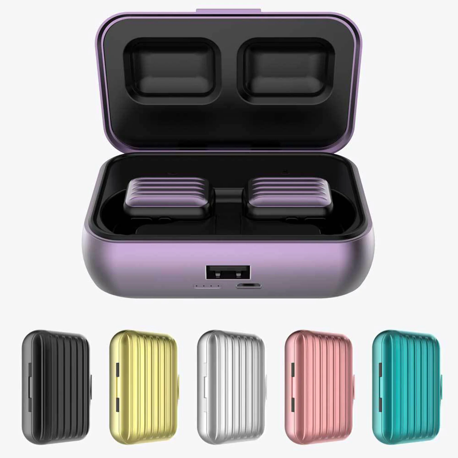 TWS Bluetooth Headset Touch With Mobile Power Earplugs Personality Creative Mini Suitcase Cute Gaming Wireless | Электроника