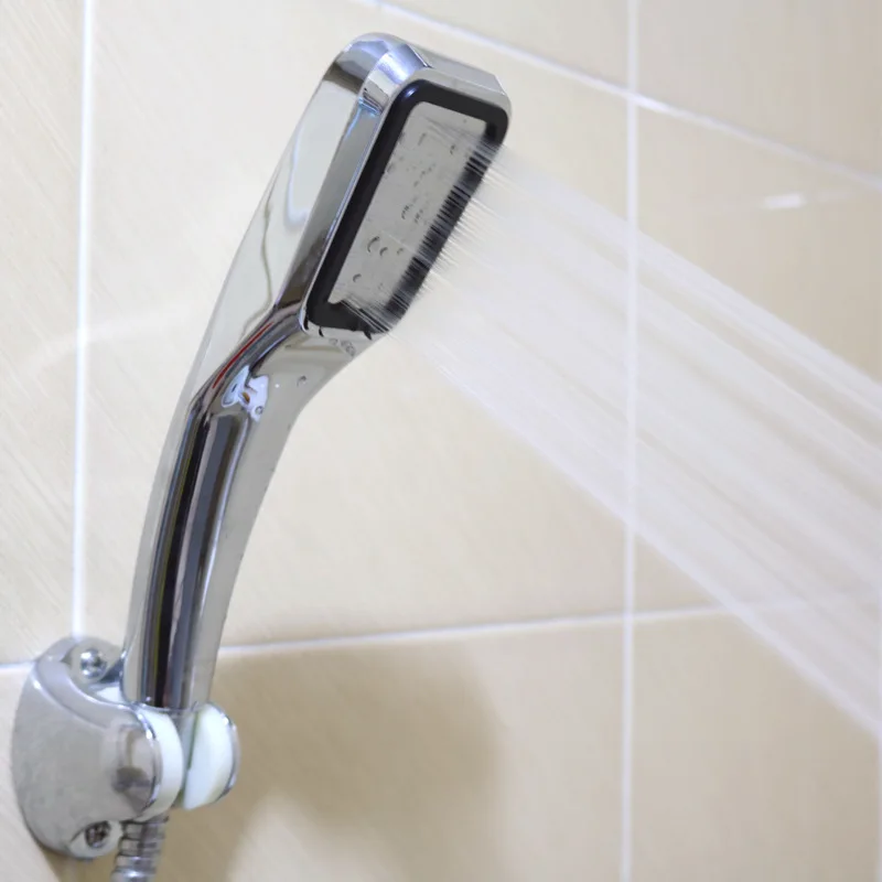 

300 отверстий Высокая талия Давление осадков опрыскиватель Насадки для душа ABS квадратный хром экономии воды с защитой от ожогов ручной Ванн...