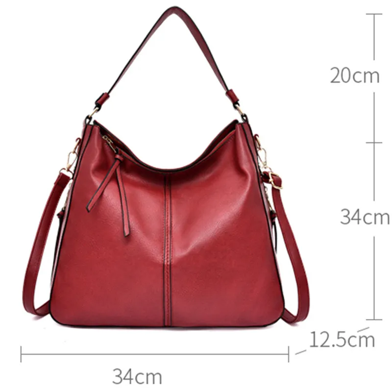 Женская сумка мессенджер из искусственной кожи большая тоут в стиле ретро