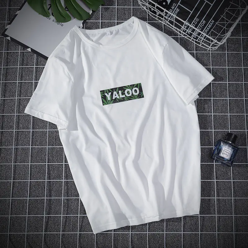 Летняя мужская футболка с круглым вырезом и короткими рукавами джемпер забавная