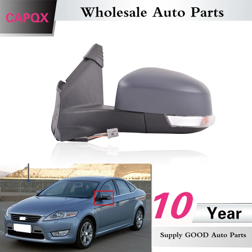 CAPQX ручной или электрический насос для Ford Mondeo 2007 2008 2009 2010 2011 12 Высокое качество боковые зеркала заднего вида зеркало заднего вида в сборе