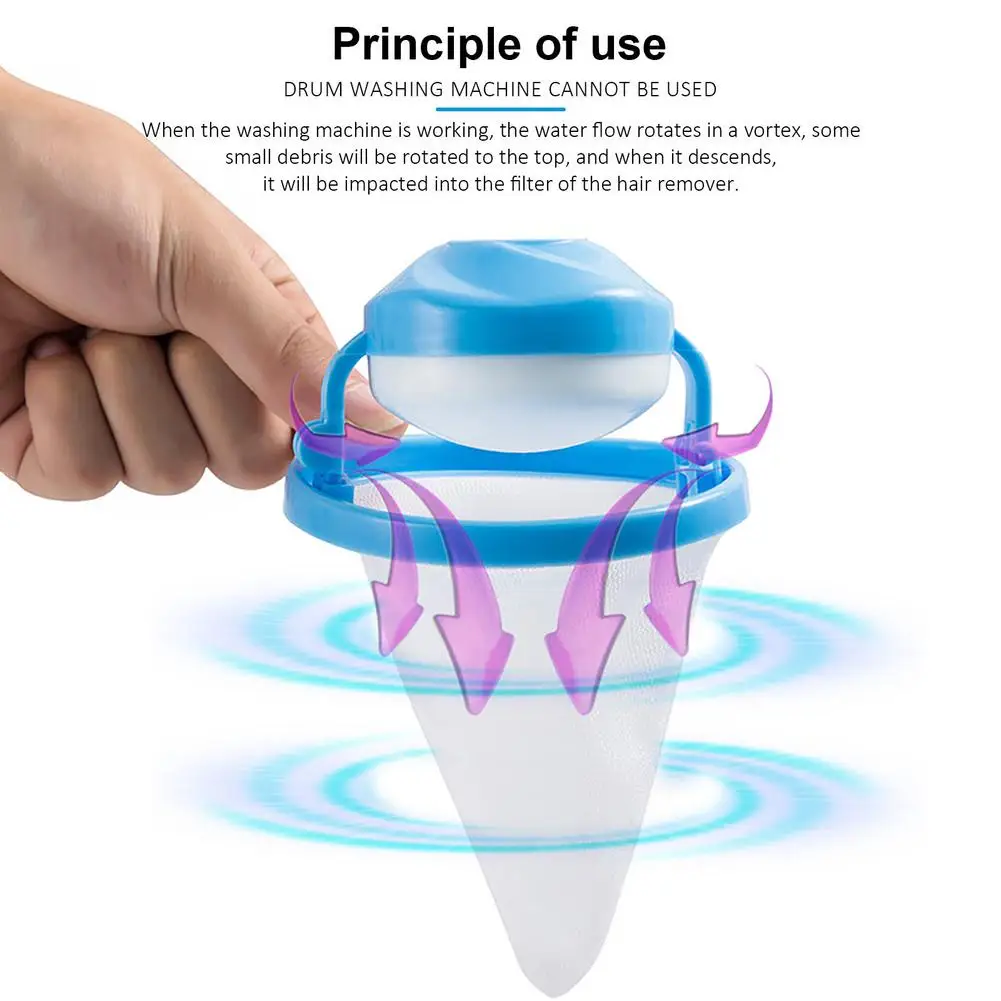 

3PCS Hair Removal Catcher Filter Mesh Cleaning Balls Bag Dirty Fiber Collector Filter For Washing Machine Filter Laundry Balls