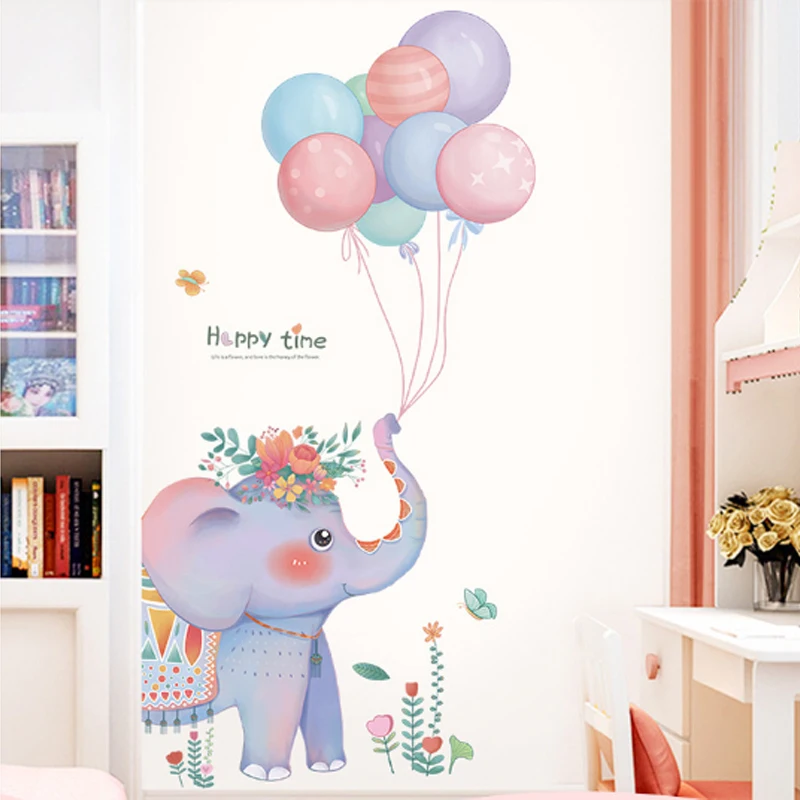 

Творческий miss наклейка со слоном wall love наклейки на воздушные шары украшение для дома украшение для крыльца Гостиная Спальня украшение стен