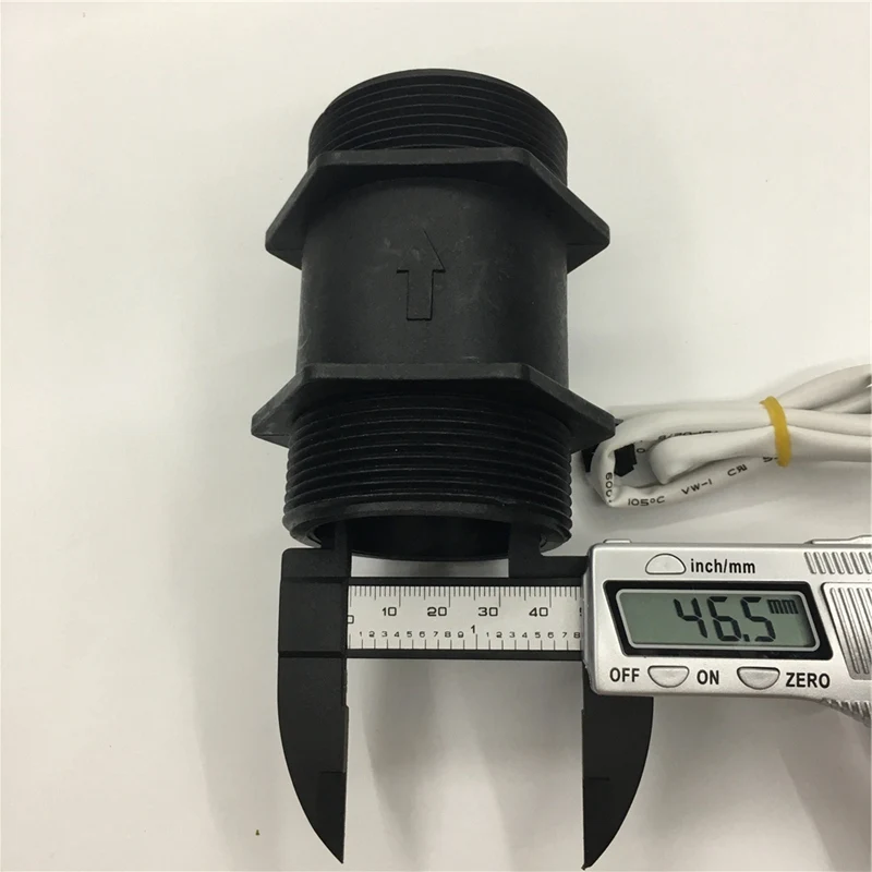 DN50 Plastic Hall Turbine Water Flow Meter Sensor 2 Inch 5-250L/Min | Инструменты