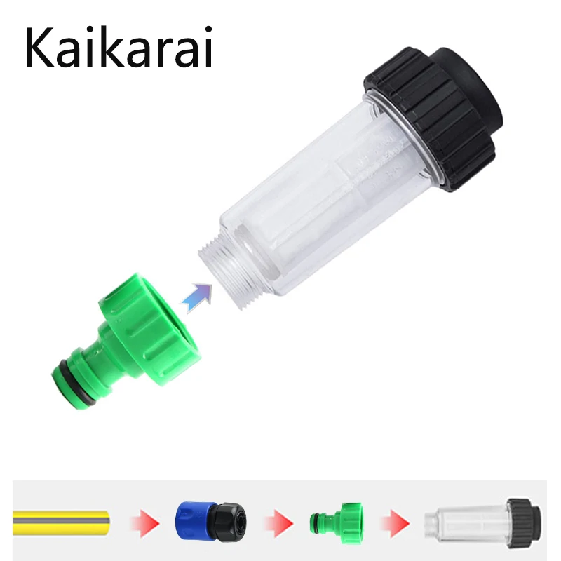 Фильтр для раковины G 3/4 дюйма средний фитинг совместимый с двумя сердечниками