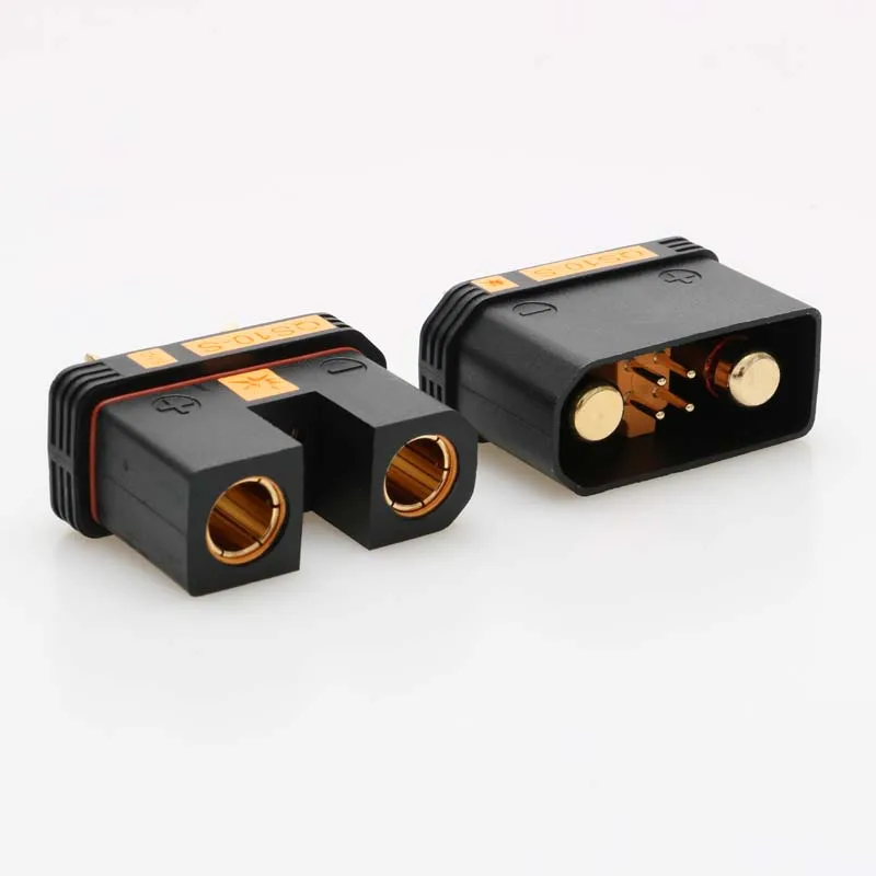 QS10-S Аккумуляторный разъем с защитой от искр штекер большого тока позолоченным