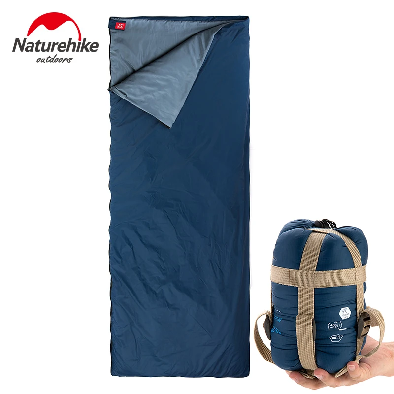 Спальный мешок Naturehike для 2 человек конвертный Портативный Сверхлегкий спальный