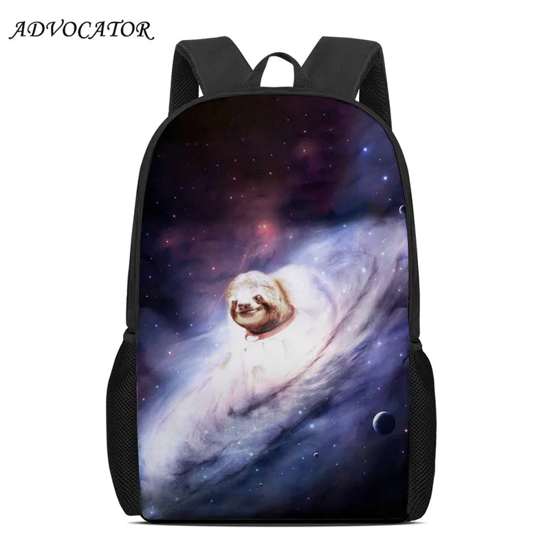 

New Large Schoolbag Cute Student School Backpack Cartoon Sloth Printed Waterproof Bagpack for Teenage Girls Kids Mochila Escolar