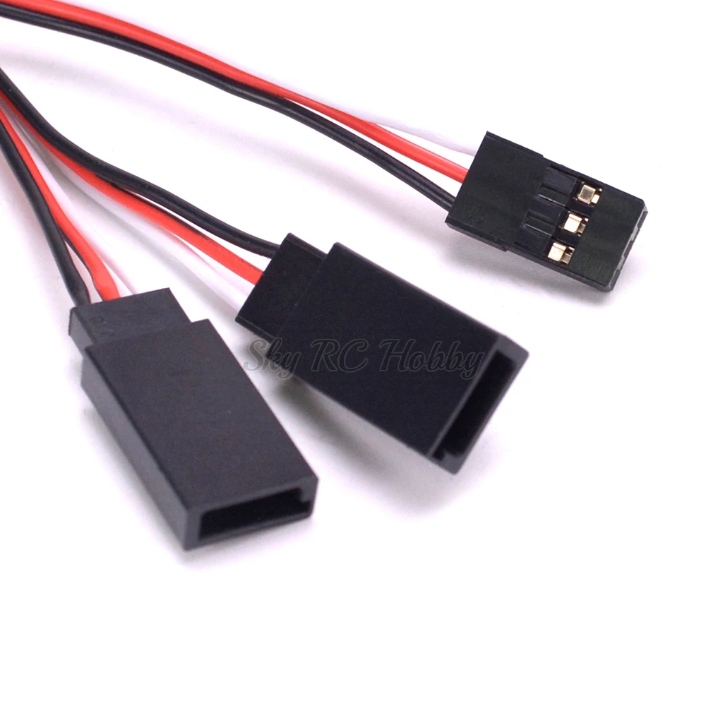 300 мм 30 см Servo Y удлинитель свинцовый провод кабель для FPV RC JR Двойное Подключение