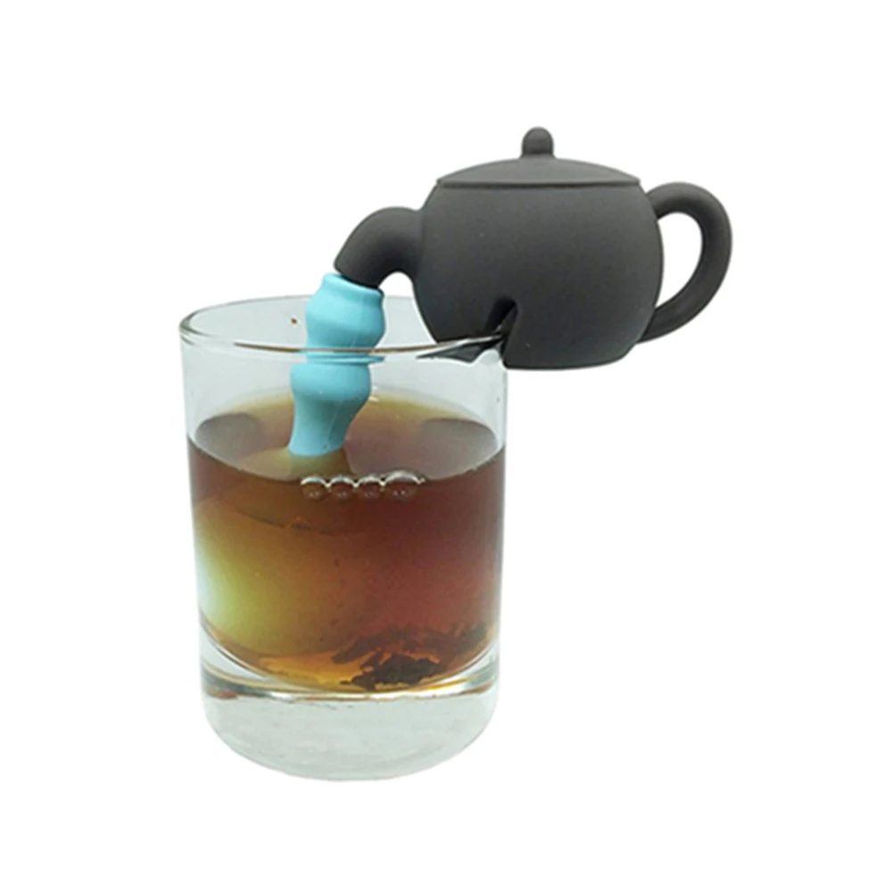 Новый силиконовый чайный заварочный Забавный Русалочка/Чайник Милый фильтр для