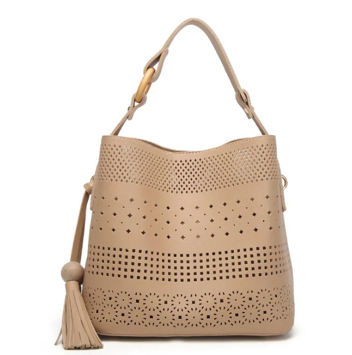 

2021 New Femme Shoulder Bag Women Fashion Hollow Crossbody Messenger Bag Tassel Ladies Handbag