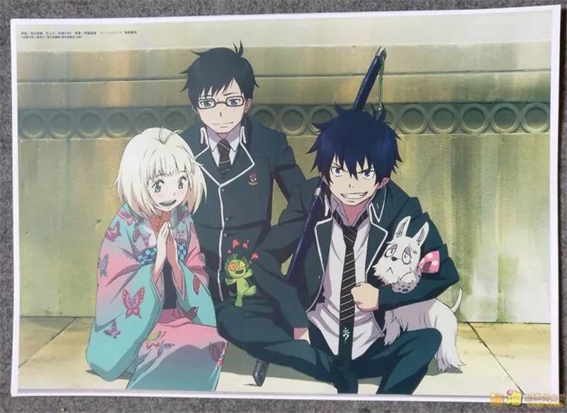 8 шт./компл. аниме Ао нет экзорциста постер Окумура Рин Камки изумо Юкио настенные