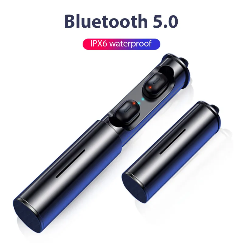 Bluetooth-наушников TWS 5 0 True Беспроводной стерео наушники С микрофоном спортивные