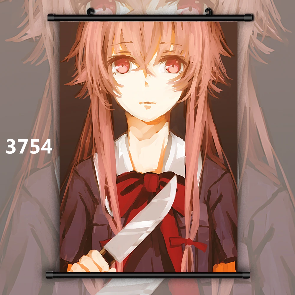 3754 Mirai Nikki дневник будущего Аниме Манга плакат в рулоне - Цвет: 3754