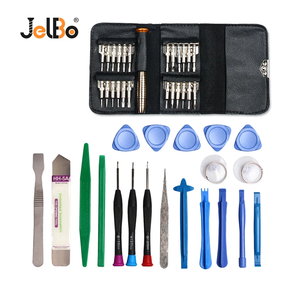 Набор инструментов для ремонта мобильных телефонов JelBo 45 в 1 отверток iPhone