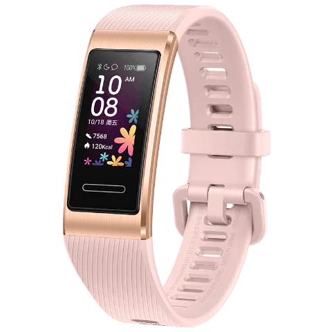 Pink Gold Умный Браслет huawei Band 4 Pro, инновационные часы, лица, автономный gps, проактивный мониторинг здоровья, SpO2, кислород крови - Цвет: Pink Gold