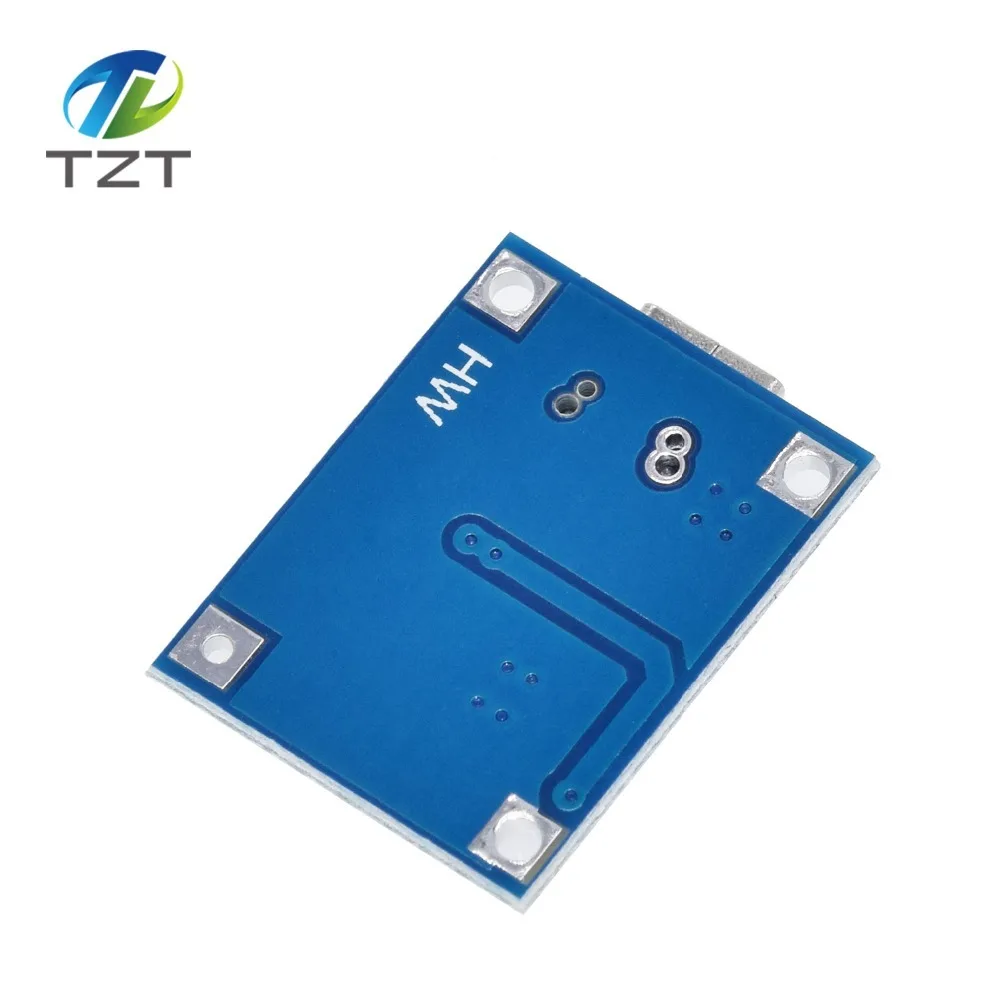 TZT тип-c/Micro USB 5V 1A 18650 TP4056 модуль зарядного устройства литиевой батареи зарядная плата с защитой двойные функции 1A li-ion