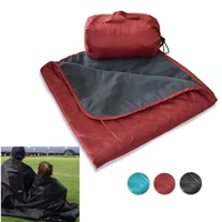 200x140cm camping blanket outdoor warm fleece pad waterproof ground cover sand proof crawling mat winter warming blanket