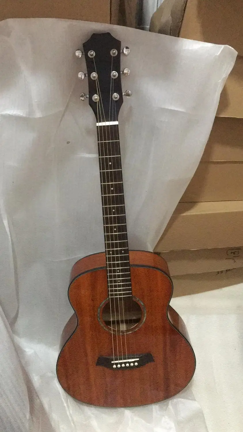 KSG GS 3" мини-гитара для путешествий детская акустическая электрогитара для путешествий из цельного дерева