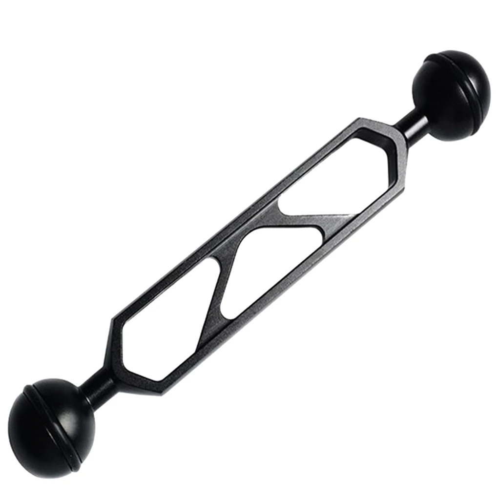 

Scuba Diving Camera Ball Joint Arm Extension Connector Mount Adapter - Performance Aluminium Alloy, Black - Choice of Size