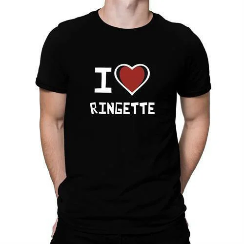 

I love Ringette Bicolor Heart T-shirt